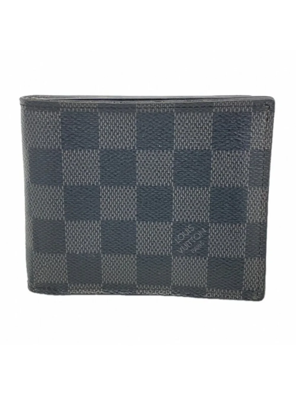 Louis Vuitton Wallet Damier Graphite Portefeuille Amerigo NM Black